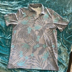 Travis Mathew Men's ‘Break the Bank’ Polo in Heather Gray